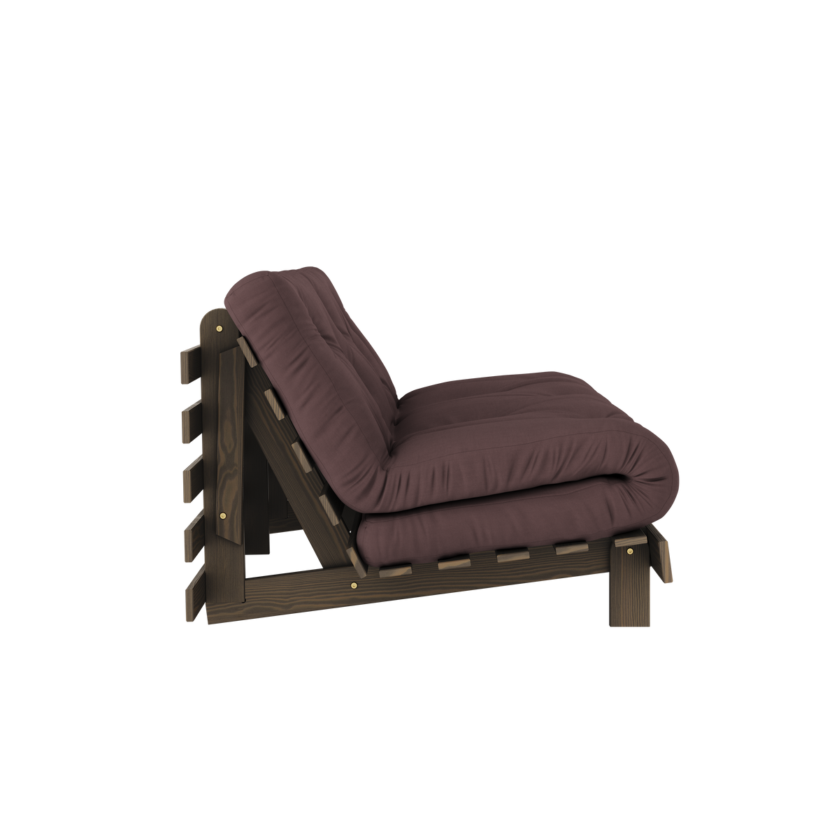 ROOTS CAROB BROWN 160 X 200 AVEC MATELAS ROOTS MARRON