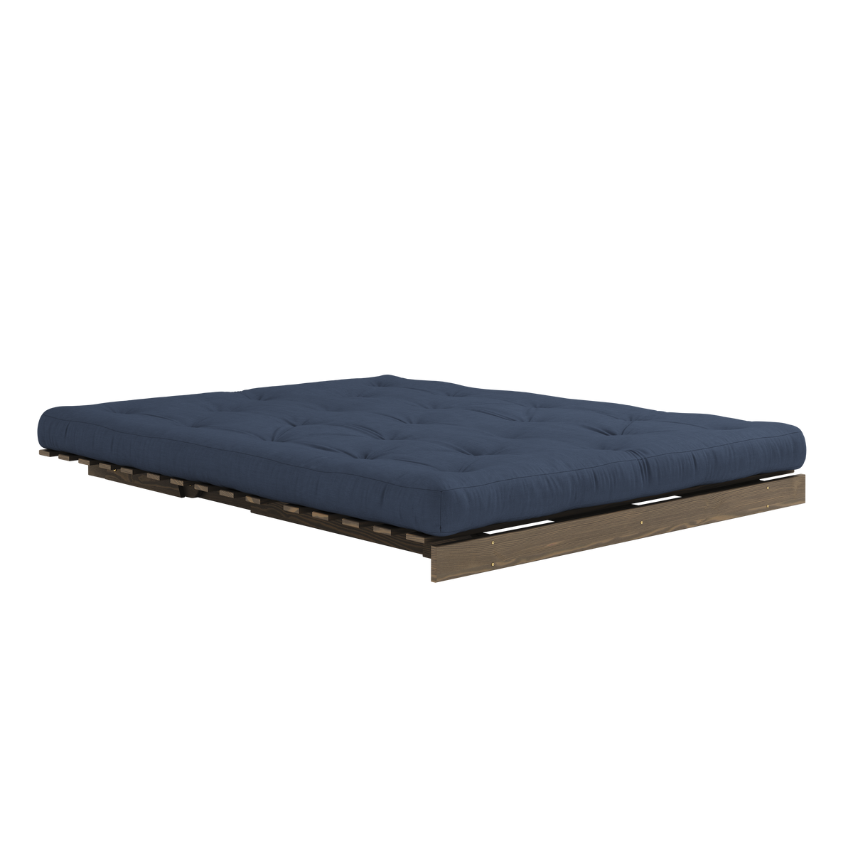 ROOTS CAROB BROWN 160 X 200 W. ROOTS MATTRESS NAVY
