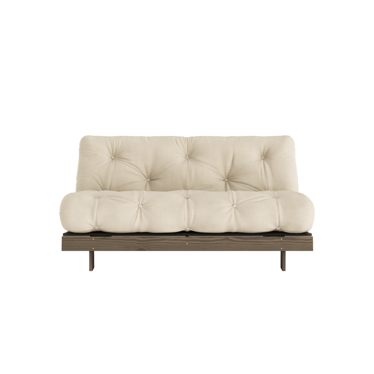 ROOTS CAROB BROWN 160 X 200 W. ROOTS MATTRESS BEIGE