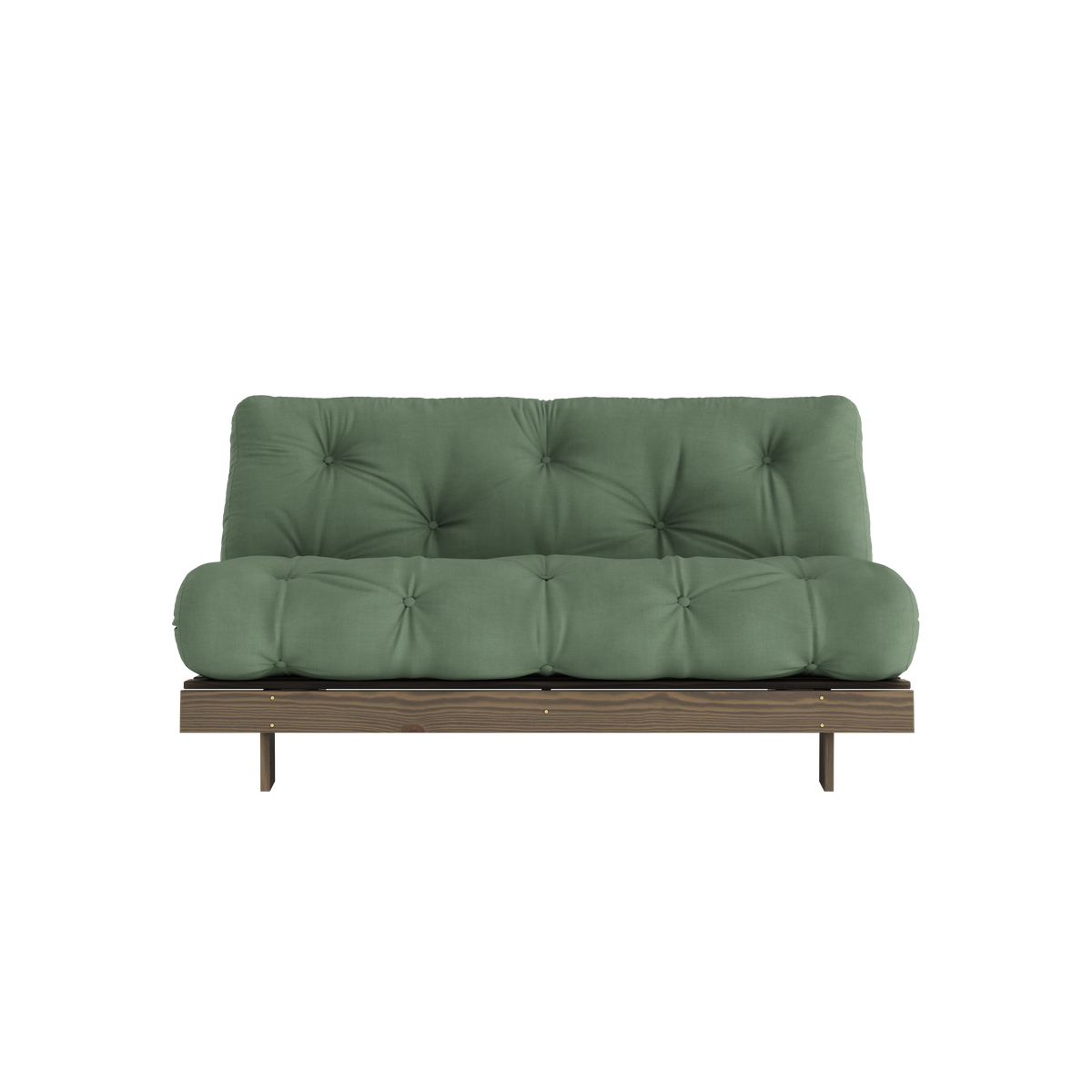 ROOTS CAROB BROWN 160 X 200 W. ROOTS MATTRESS OLIVE GREEN