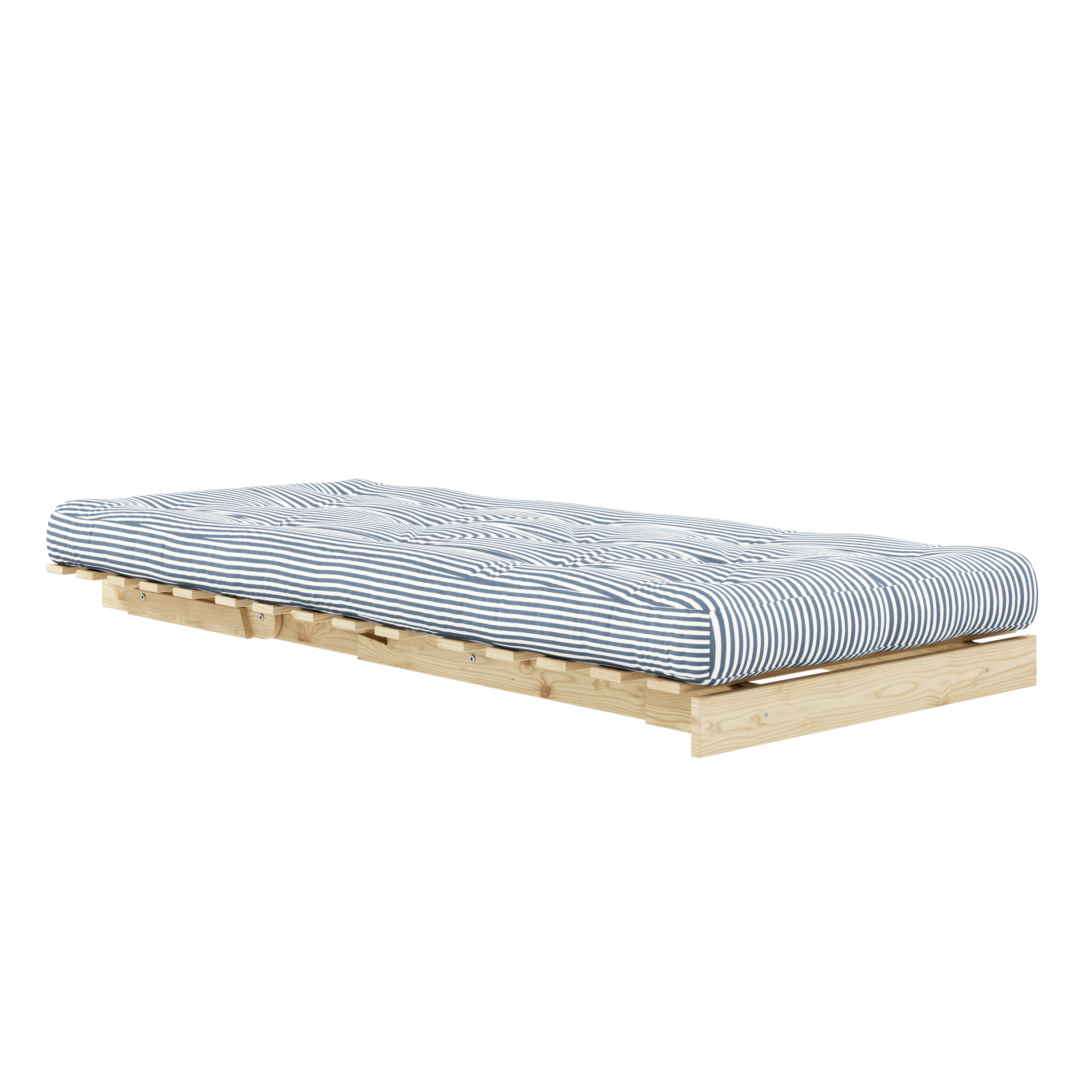 ROOTS RAW 90 X 200 AVEC MATELAS ROOTS BEACH BLUE 90 X 200
