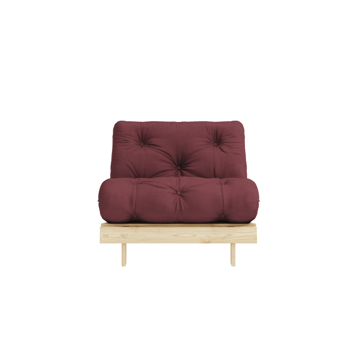 ROOTS RAW 90 X 200 W. ROOTS MATTRESS BORDEAUX