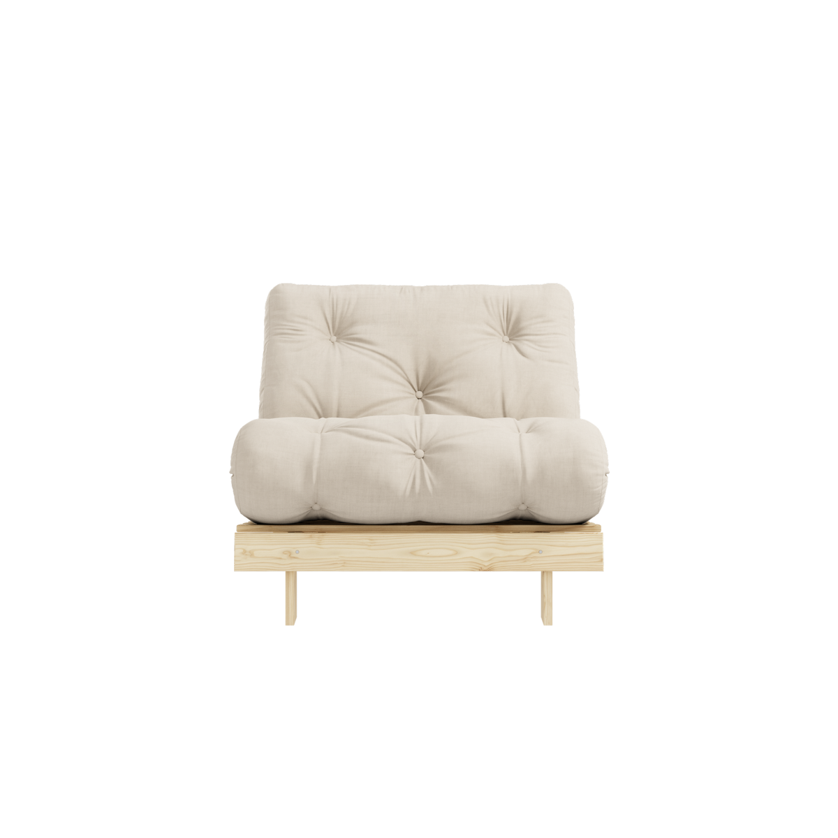 ROOTS RAW 90 X 200 W. ROOTS MATTRESS BEIGE