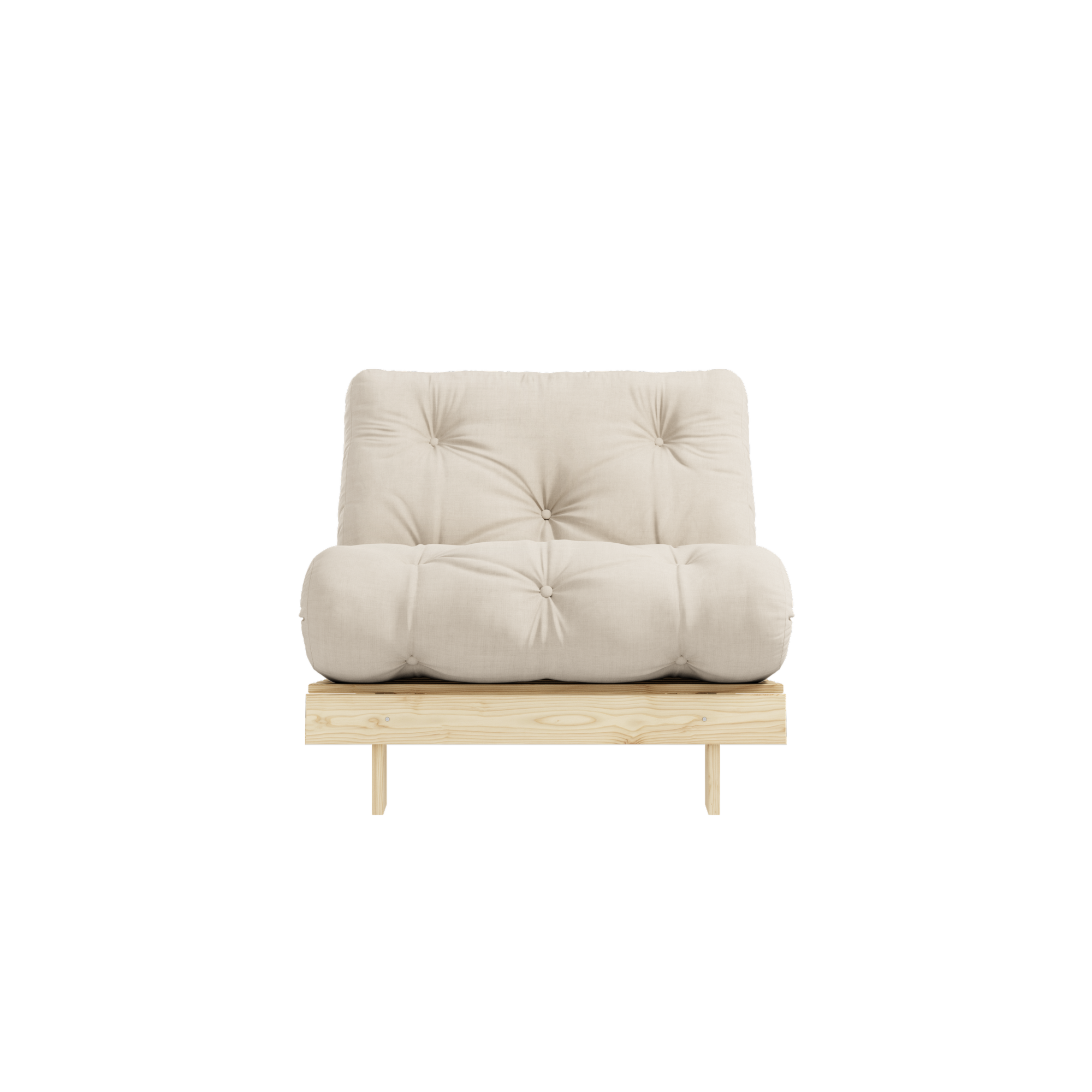 ROOTS RAW 90 X 200 W. ROOTS MATTRESS BEIGE