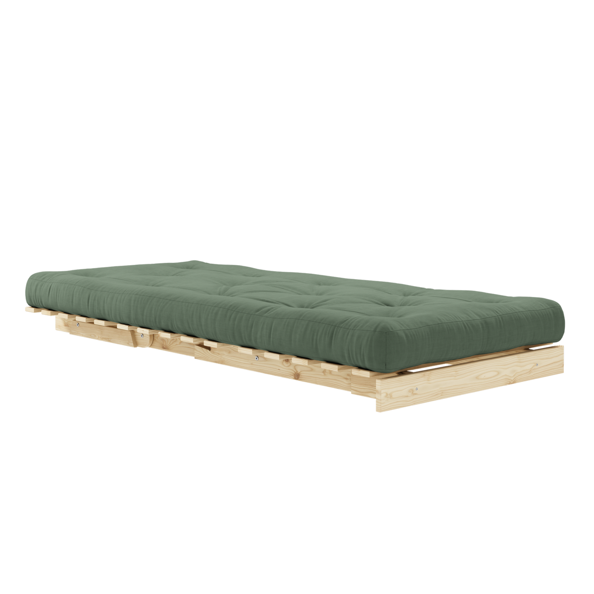 ROOTS RAW 90 X 200 W. ROOTS MATTRESS OLIVE GREEN