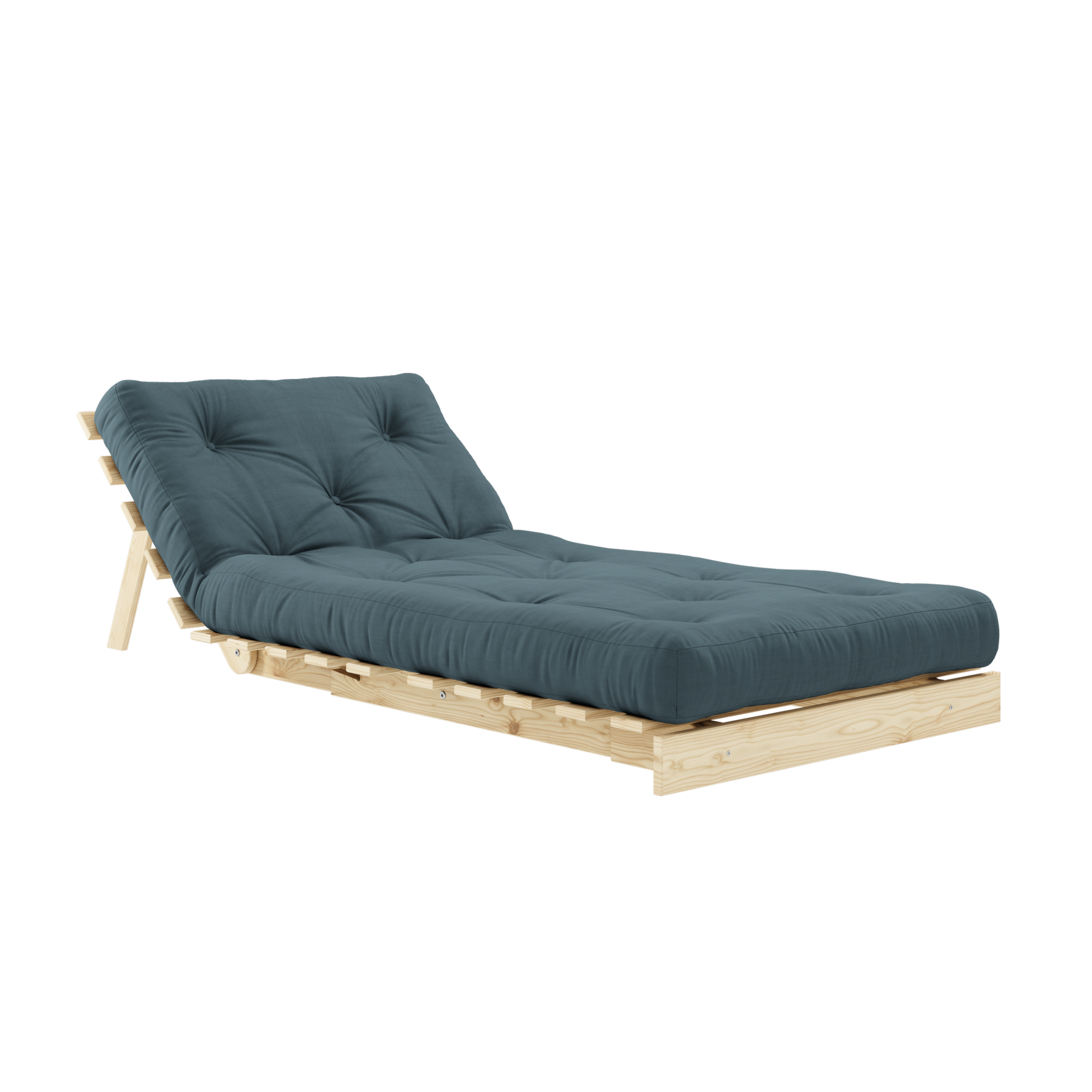 ROOTS RAW 90 X 200 W. ROOTS MATTRESS PETROL BLUE