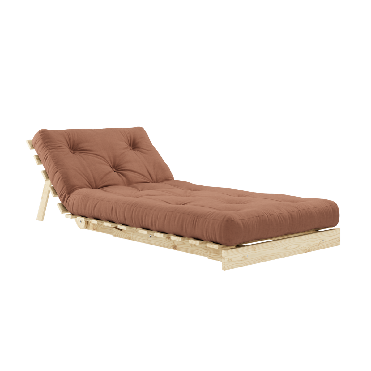 ROOTS RAW 90 X 200 W. ROOTS MATTRESS CLAY BROWN