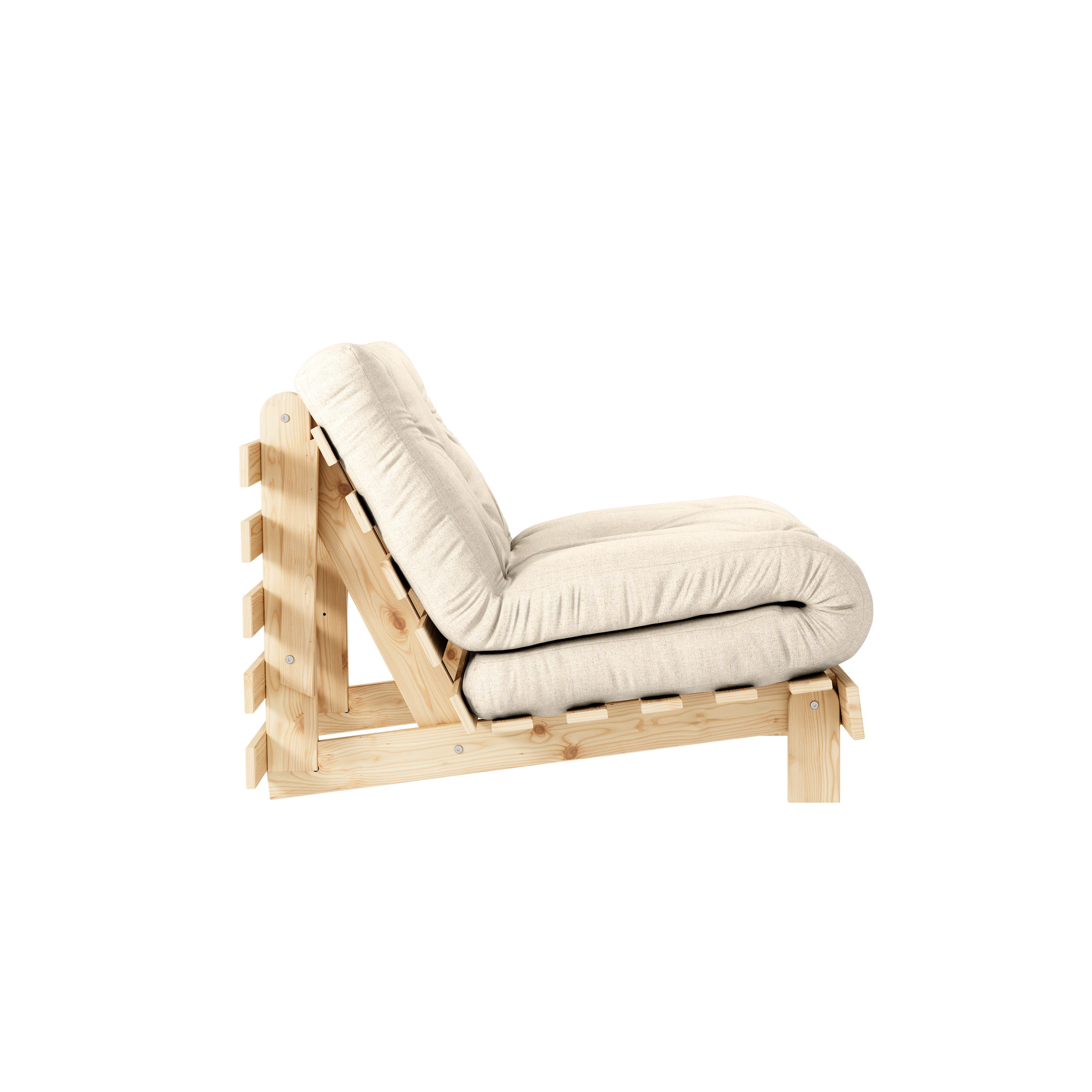 ROOTS RAW 90 X 200 AVEC DRAPS DE LIT ROOTS 90 X 200