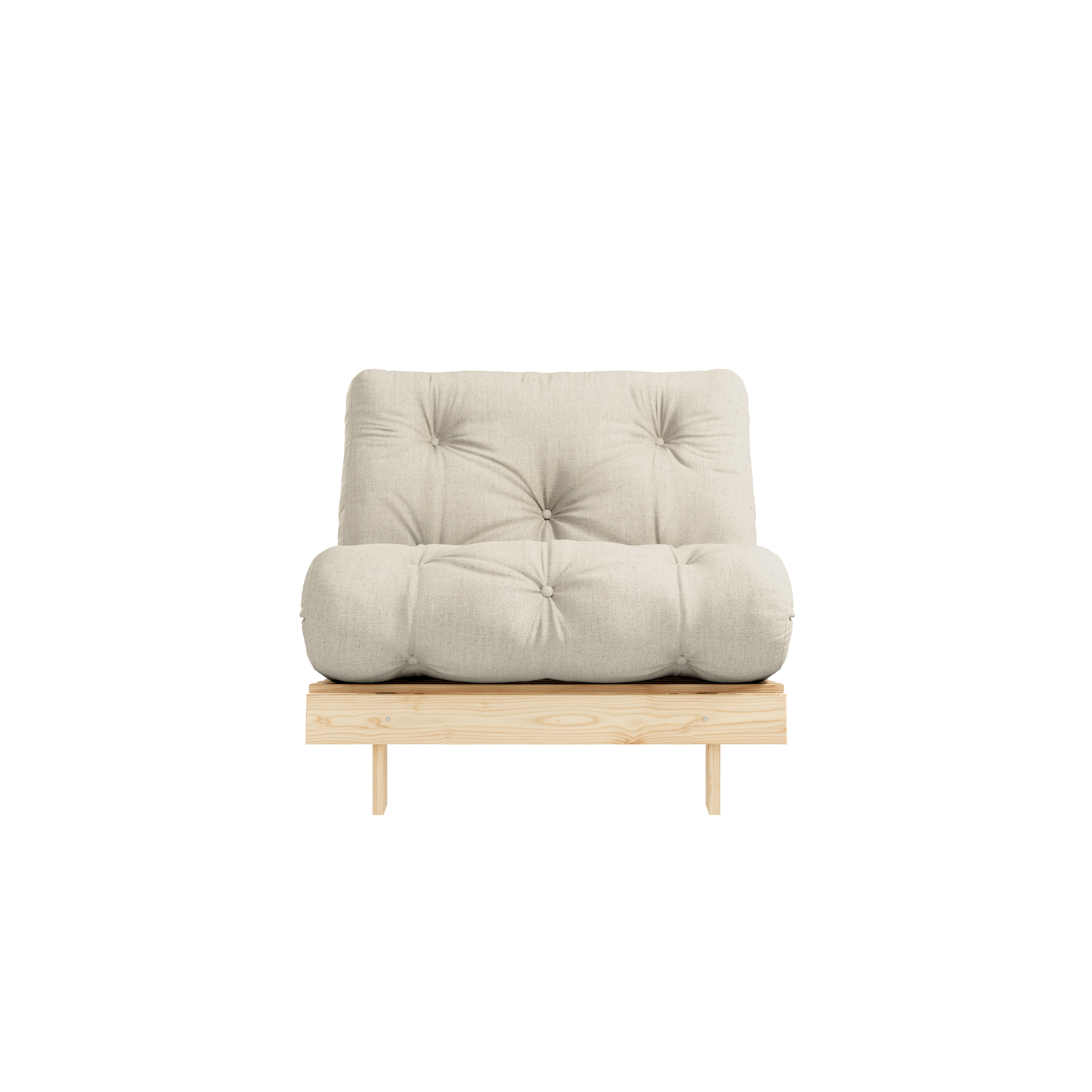 ROOTS RAW 90 X 200 AVEC DRAPS DE LIT ROOTS 90 X 200