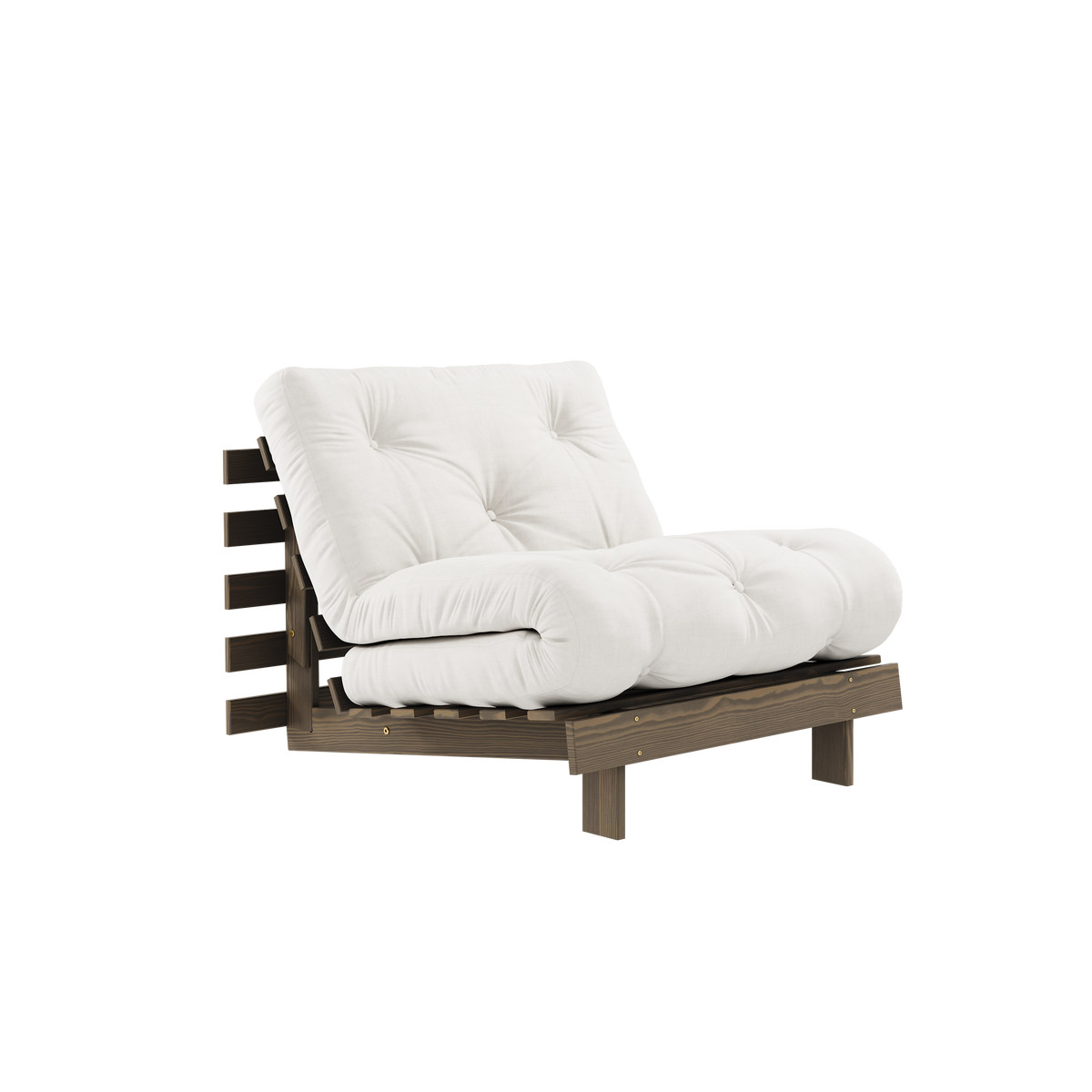 ROOTS CAROB BROWN 90 X 200 W. ROOTS MATTRESS NATURAL