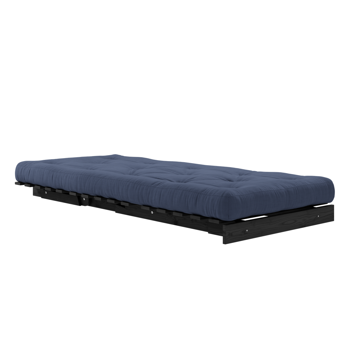 ROOTS BLACK NIGHT LACQUERED 90 X 200 W. ROOTS MATTRESS NAVY