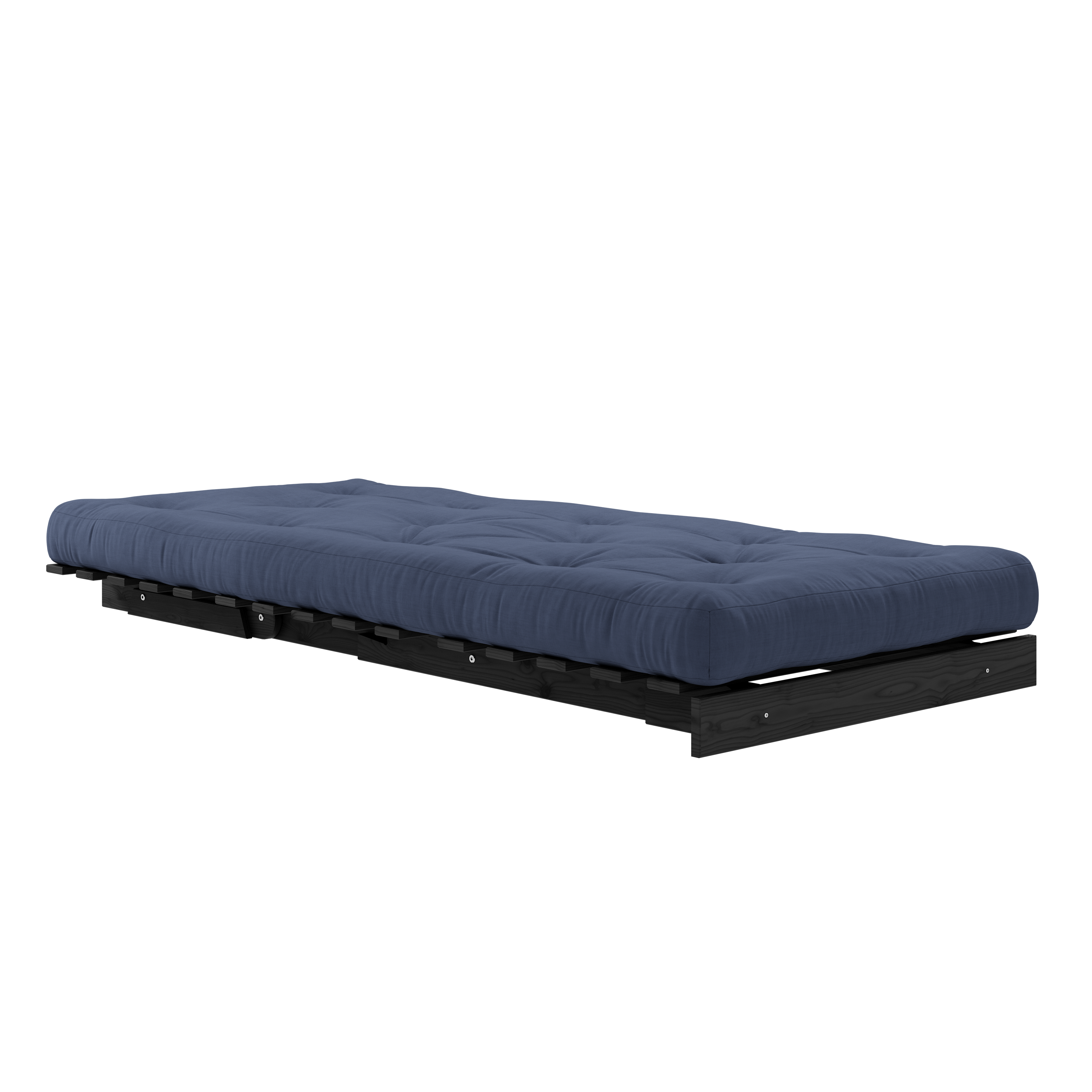 ROOTS BLACK NIGHT LACQUERED 90 X 200 W. ROOTS MATTRESS NAVY