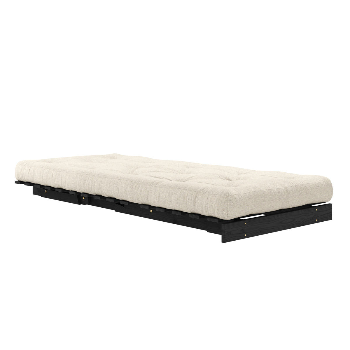 ROOTS BLACK NIGHT LACQUERED 90 X 200 W. ROOTS MATTRESS LINEN