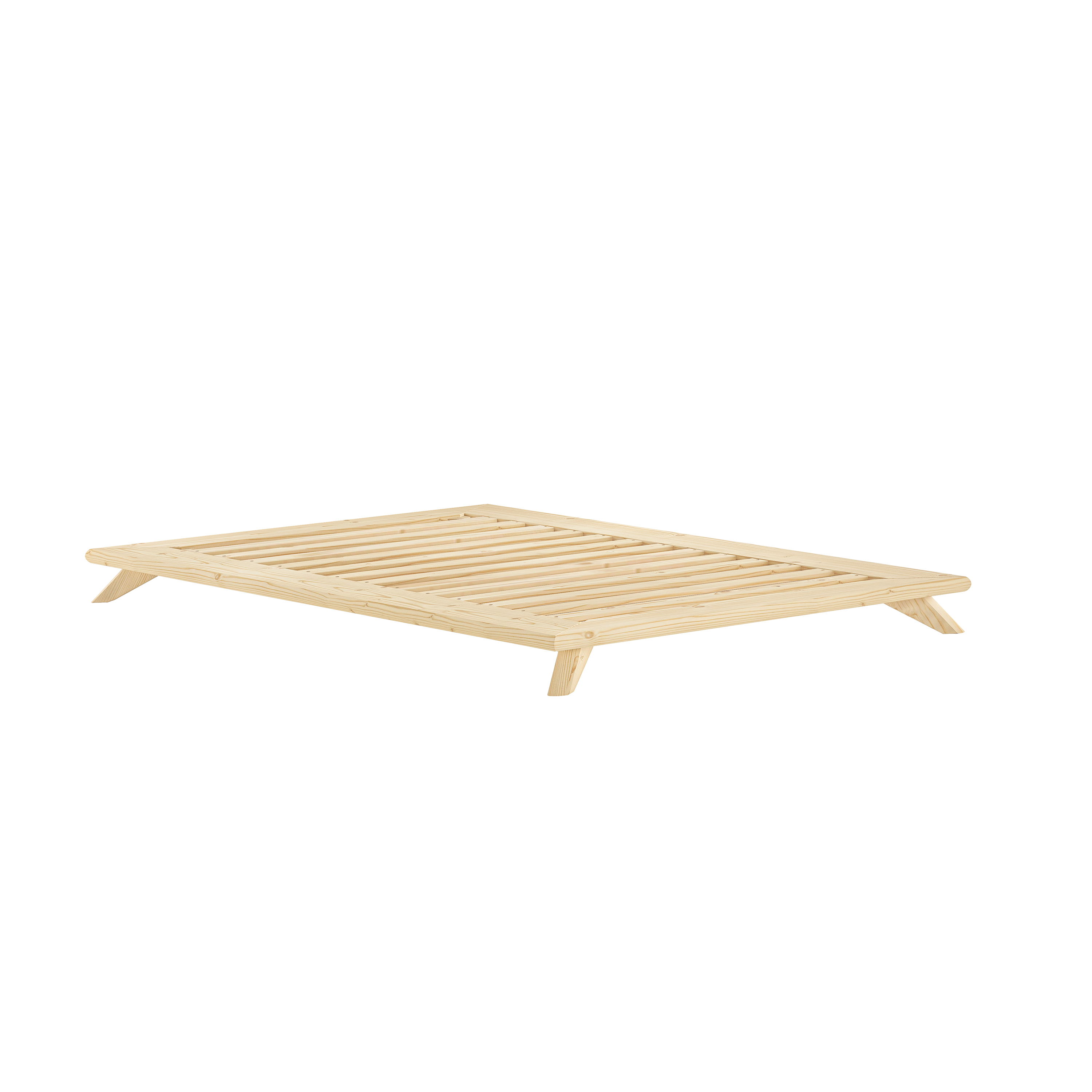 SENZA BED CLEAR LACQUERED 140 X 200