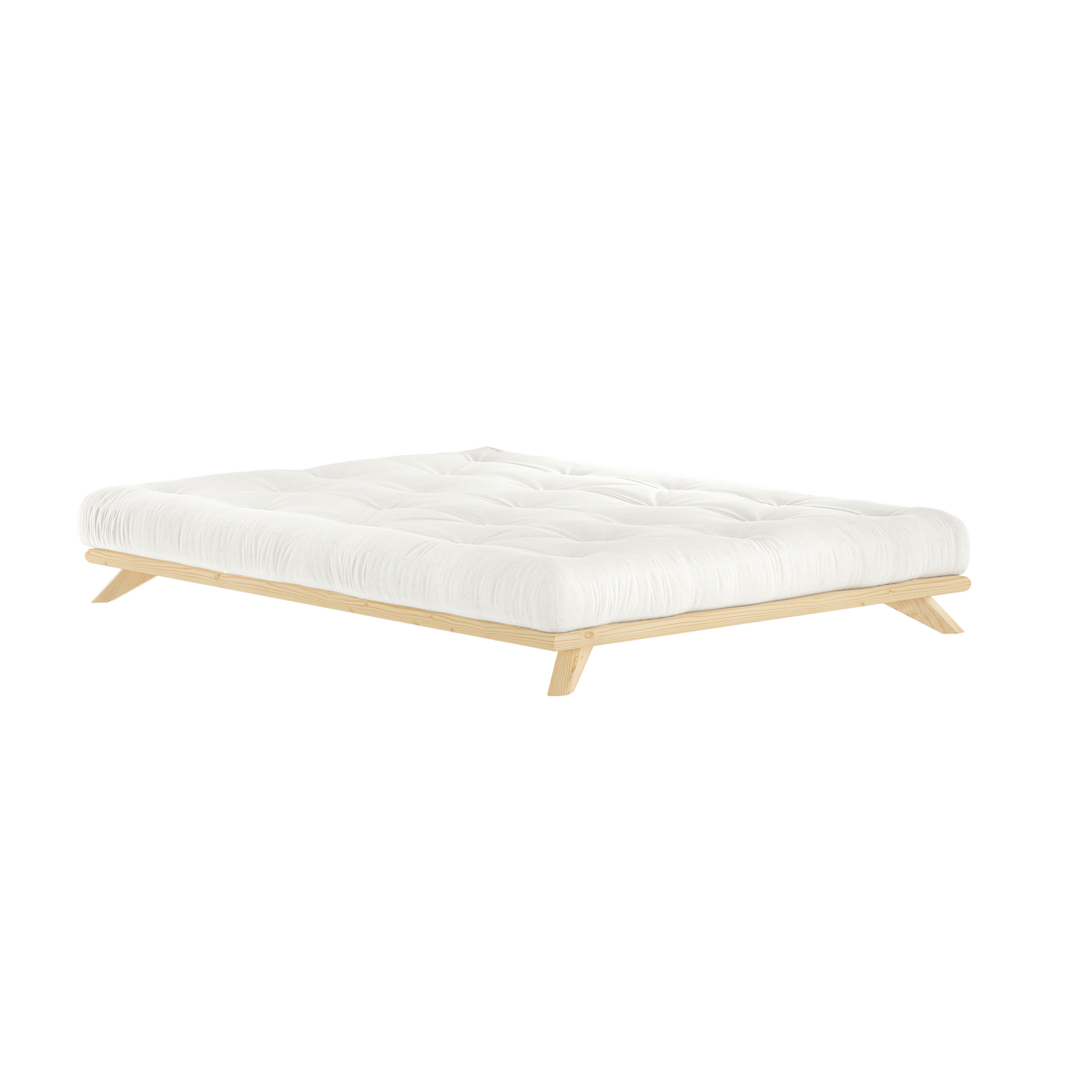 SENZA BED CLEAR LACQUERED 180 X 200