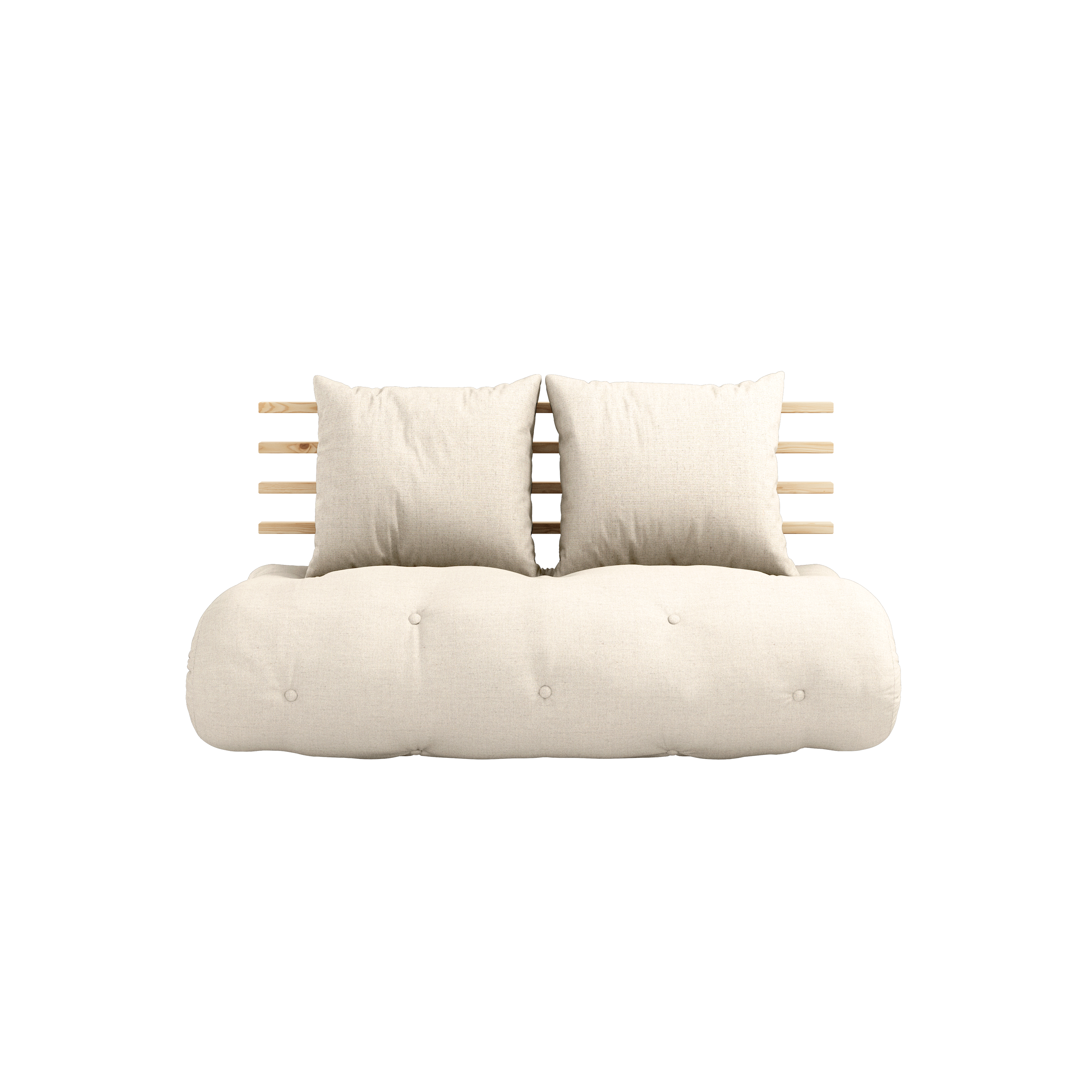 SHIN SANO CLEAR LACQUERED W. SHIN SANO MATTRESS SET LINEN
