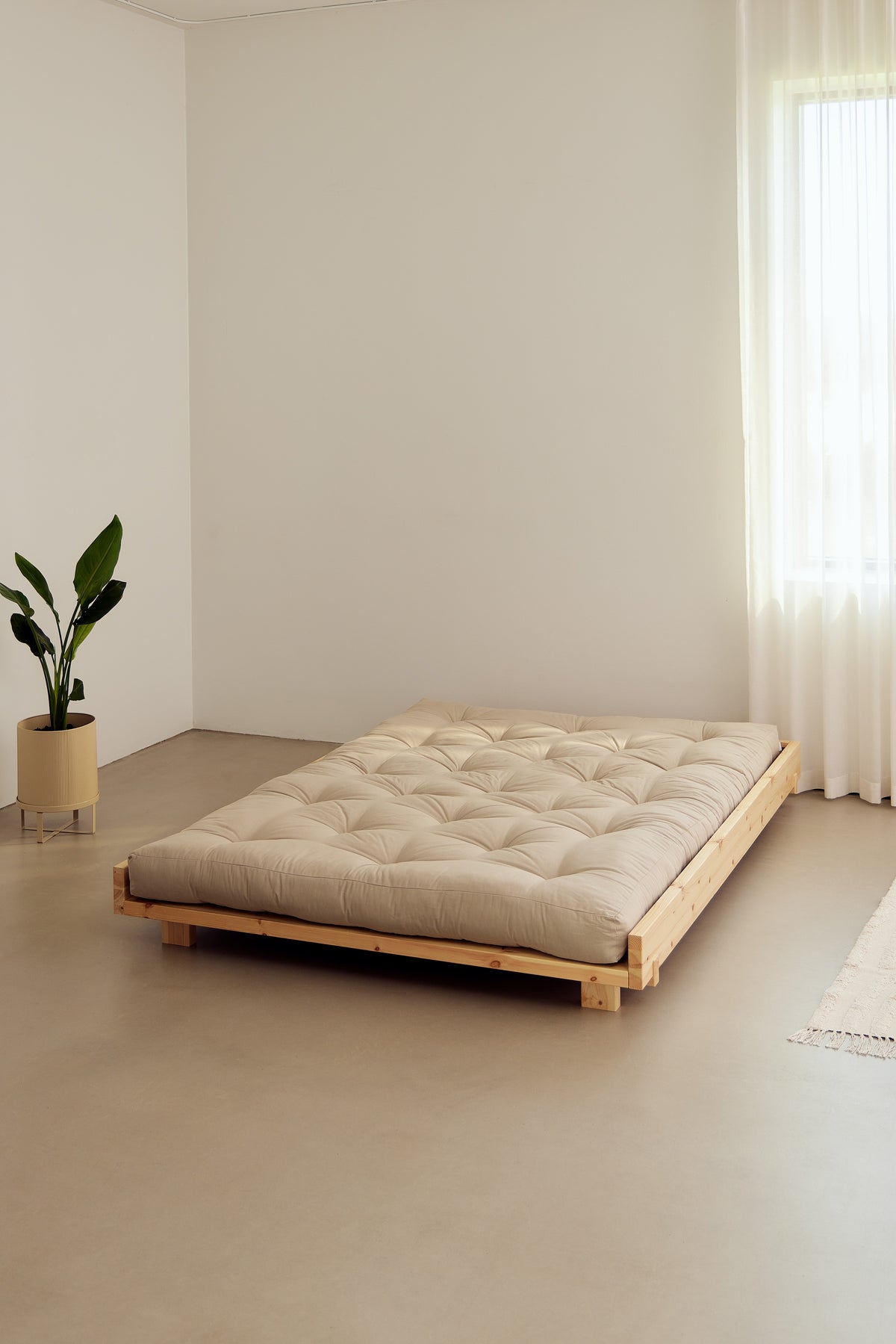 SOCIAL BED CAROB BROWN 140 X 200