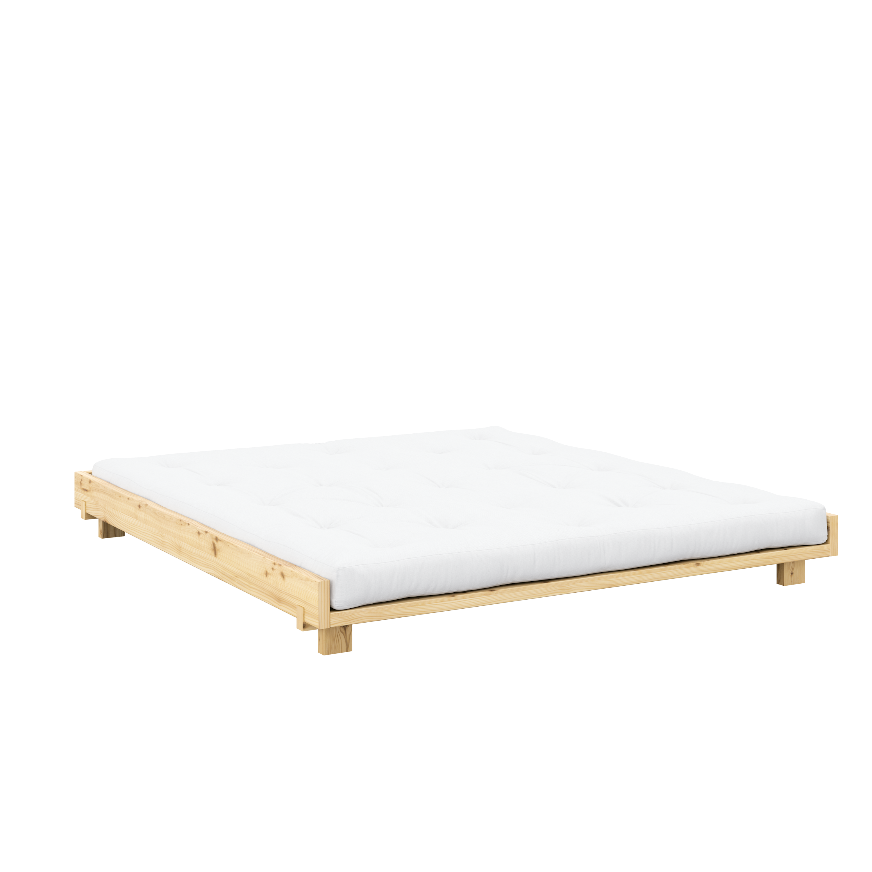 SOCIAL BED CLEAR LACQUERED 180 X 200