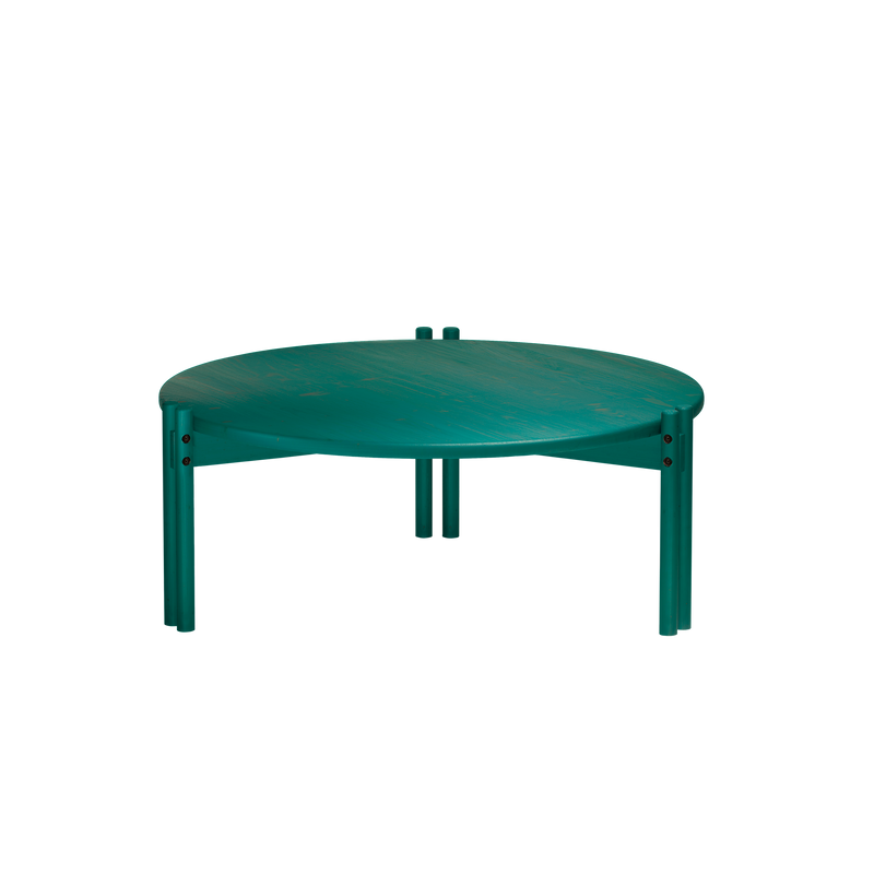 TABLE BASSE BÂTONS LUSH VERT