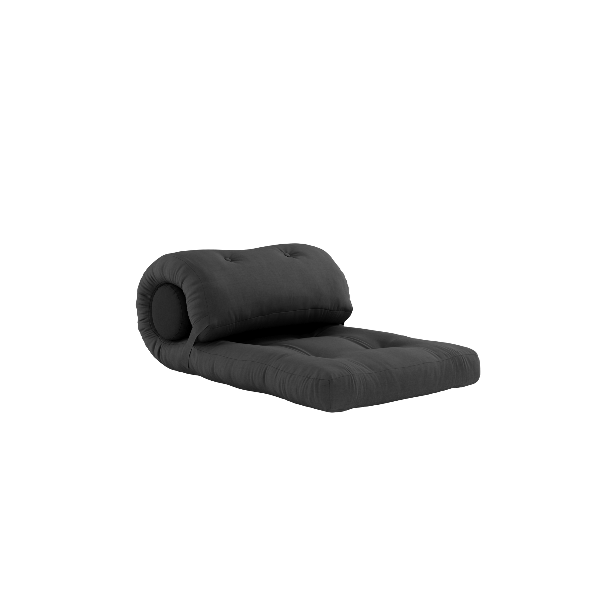 WRAP GRIS FONCÉ AVEC 1 COUSSIN GRIS FONCÉ