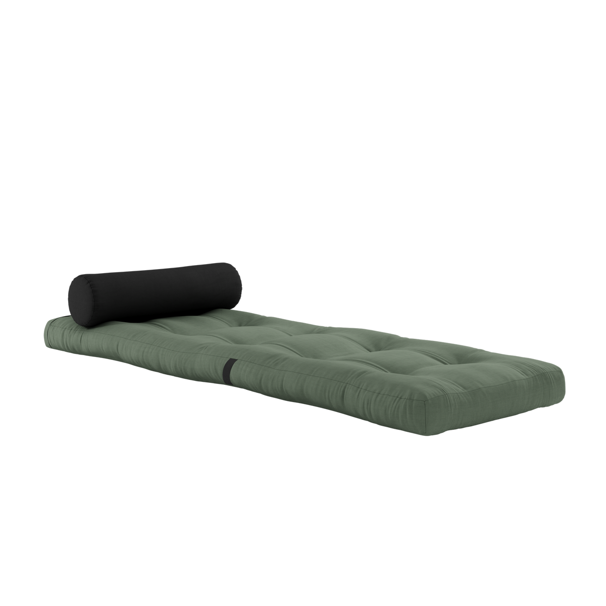 WRAP OLIVE GREEN W. 1 CUSHION DARK GREY