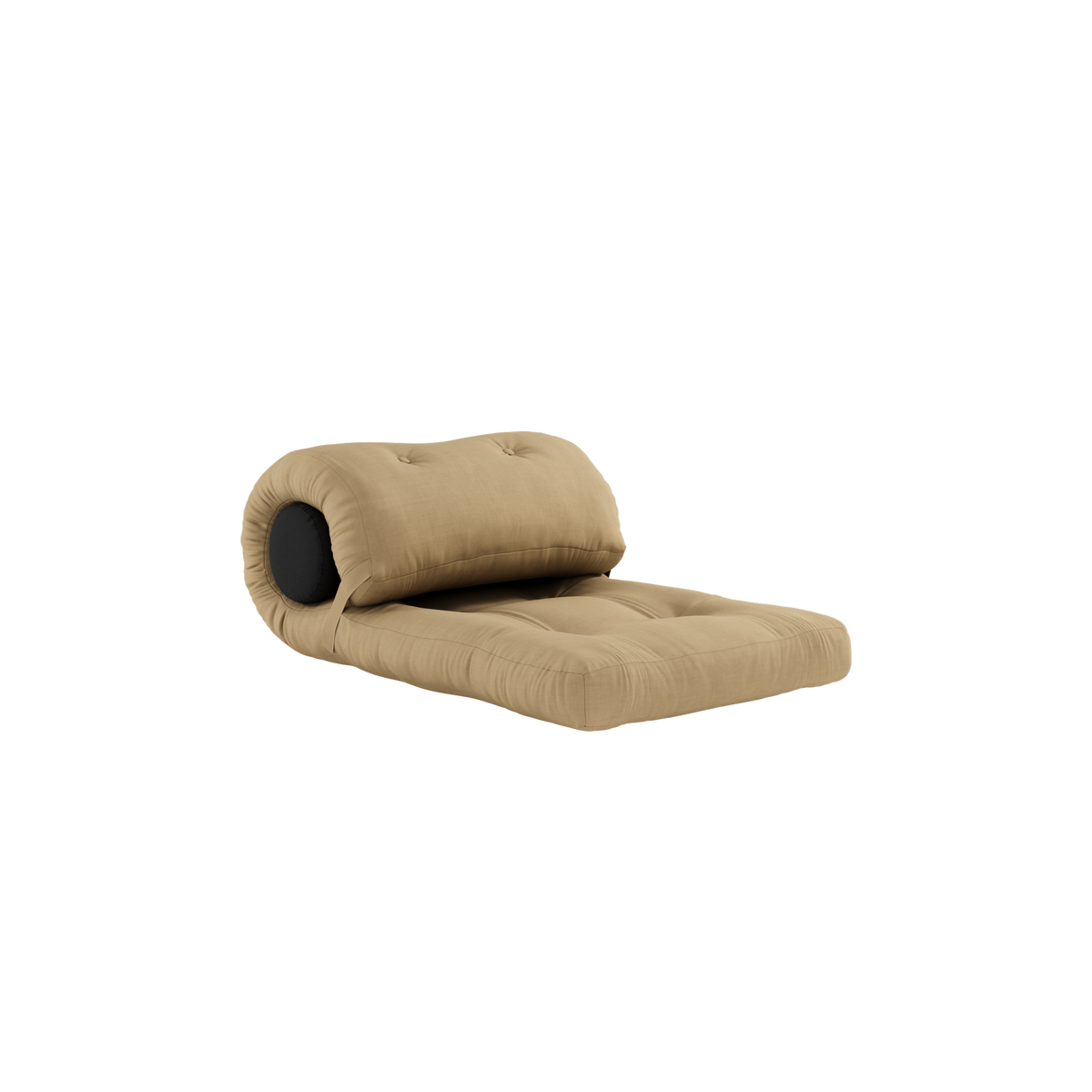 WRAP WHEAT BEIGE W. 1 CUSHION DARK GREY