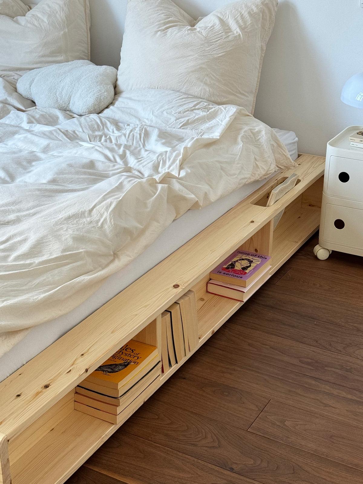 ZIGGY BED CLEAR LACQUERED 180 X 200